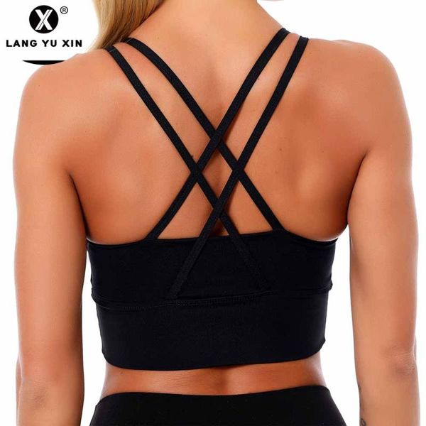 ladies yoga sports bra shockproof backless cross gathering anti bra running fitness workout sports top, White;black
ladies yoga sports bra shockproof backless cross gathering anti bra running fitness workout sports top, White;black