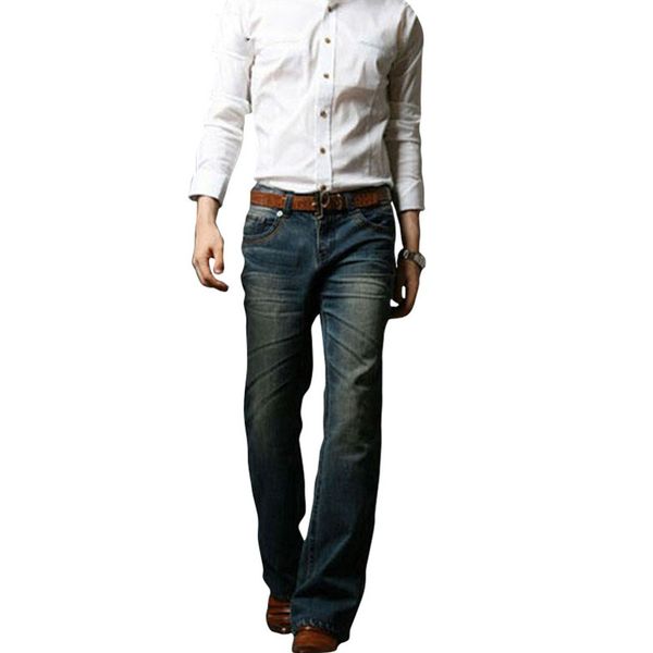 men's jeans mens flared boot cut leg elastic slim fit mid waist male modis designer classic denim pants biker, Blue
men's jeans mens flared boot cut leg elastic slim fit mid waist male modis designer classic denim pants biker, Blue