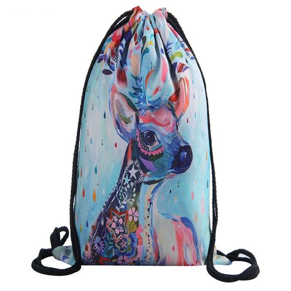 3d printing colorful deer girls student drawstring backpack fullprinting new fashion women drawstring bag
3d printing colorful deer girls student drawstring backpack fullprinting new fashion women drawstring bag