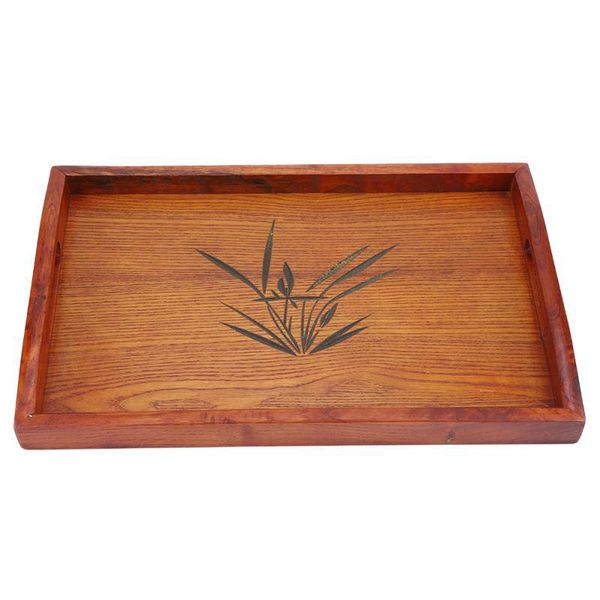 meal tea drink tray wooden breakfast tea tray with handle kitchen catering breakfast service
meal tea drink tray wooden breakfast tea tray with handle kitchen catering breakfast service