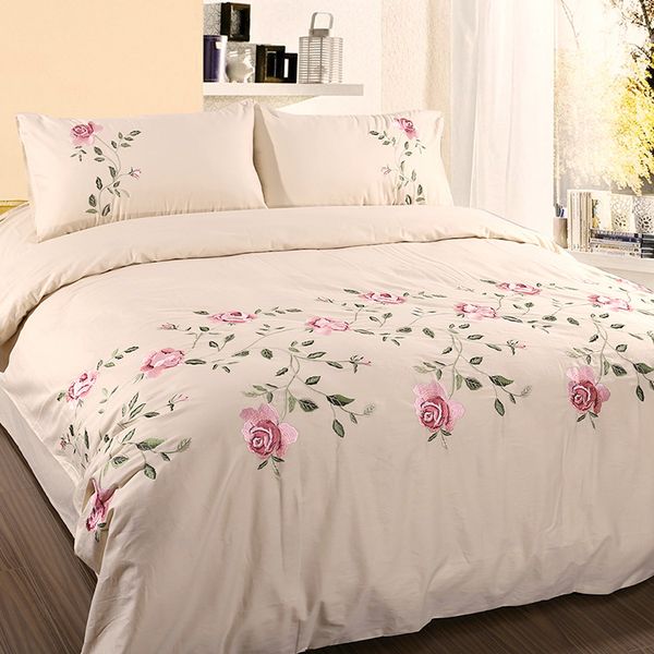 vintage flowers embroidered white pink grey duvet cover bed sheet pillowcases twin full king size cotton soft bedding set
vintage flowers embroidered white pink grey duvet cover bed sheet pillowcases twin full king size cotton soft bedding set
