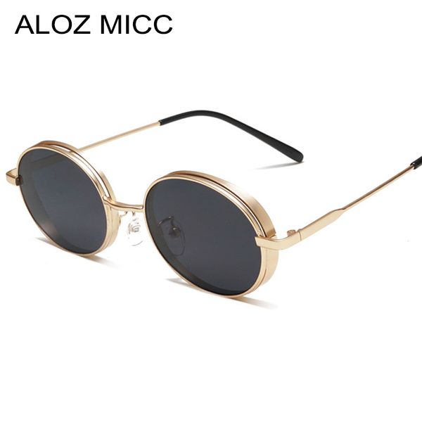 aloz micc steampunk men oval sunglasses for women 2019 new vintage metal sun glasses black red lens eyewear oculos a482, White;black
aloz micc steampunk men oval sunglasses for women 2019 new vintage metal sun glasses black red lens eyewear oculos a482, White;black