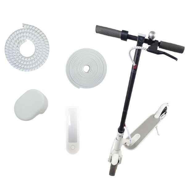 electric scooter protective set( protection screw + anti-collision strip + rear silicone sleeve + dashboard cover)for mijia m365
electric scooter protective set( protection screw + anti-collision strip + rear silicone sleeve + dashboard cover)for mijia m365