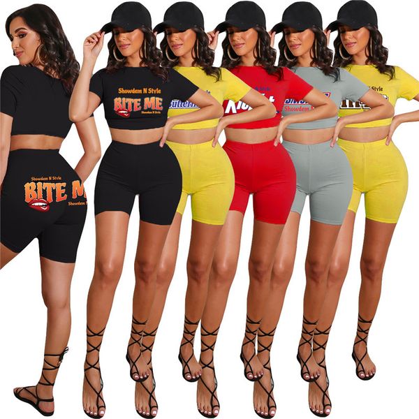 women tracksuit designer letters lips printing solid color short sleeve t shirt crop shorts two piece set outfits sports suit d52503cz, Gray
women tracksuit designer letters lips printing solid color short sleeve t shirt crop shorts two piece set outfits sports suit d52503cz, Gray