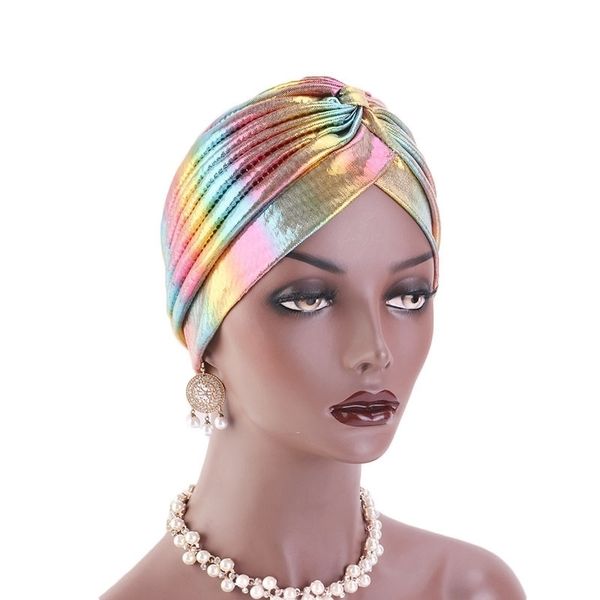 women laser hair caps silky ruffle metallic turban hair cover accessories wave caps bonnet salon hat turban jewelry accessories, Golden;white
women laser hair caps silky ruffle metallic turban hair cover accessories wave caps bonnet salon hat turban jewelry accessories, Golden;white