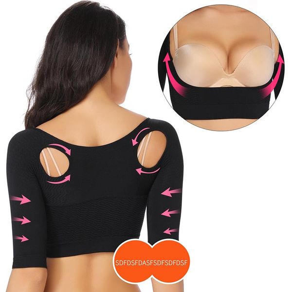 women back shoulder corrector arm shaper humpback prevent body shaper arm control slimming underwear shapewear shaper, Black;white
women back shoulder corrector arm shaper humpback prevent body shaper arm control slimming underwear shapewear shaper, Black;white
