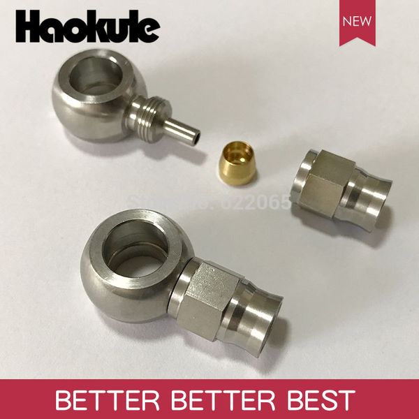 haokule stainless steel straight banjo 10.2mm hose end an3 ptfe hose end fitting brake system fittings
haokule stainless steel straight banjo 10.2mm hose end an3 ptfe hose end fitting brake system fittings