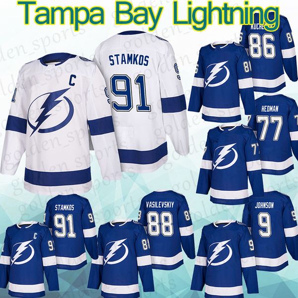 Tampa Bay Lightning jerseys 91 Steven Stamkos 86 Nikita Kucherov77 Victor Hedman ice hockey jersey shirt Long sleeves top quality
Tampa Bay Lightning jerseys 91 Steven Stamkos 86 Nikita Kucherov77 Victor Hedman ice hockey jersey shirt Long sleeves top quality