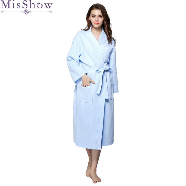 2019 spring bathrobe classic comfortable soft men women's solid color badjas long batas de mujer kimono bathrobe dressing, Black;red
2019 spring bathrobe classic comfortable soft men women's solid color badjas long batas de mujer kimono bathrobe dressing, Black;red