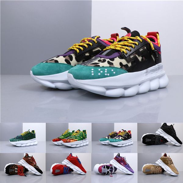 2019 chain reaction fashion luxury mens womens designer shoes link-embossed sole youth ladies platform trainers casual sneakers
2019 chain reaction fashion luxury mens womens designer shoes link-embossed sole youth ladies platform trainers casual sneakers