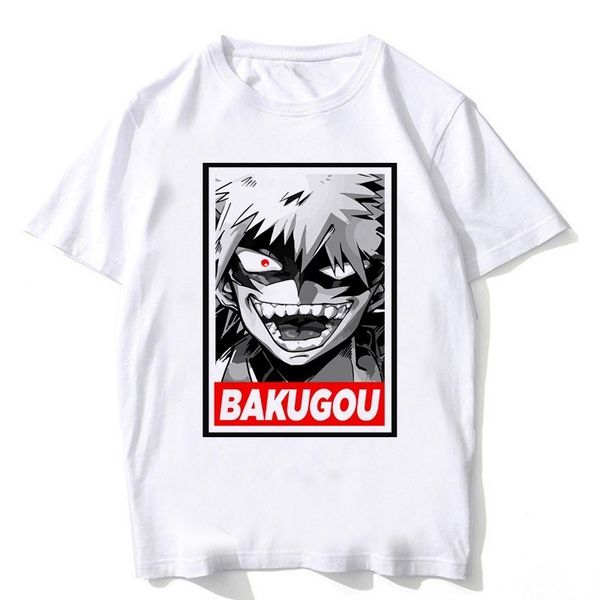 my hero academia t shirts man short sleeve clothing boku no hero academia cosplay funny cartoon t-shirt for man/woman, White;black 
my hero academia t shirts man short sleeve clothing boku no hero academia cosplay funny cartoon t-shirt for man/woman, White;black