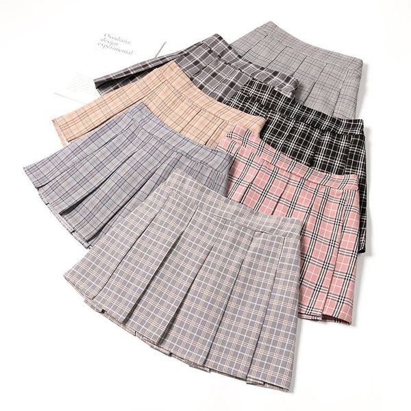 new female pleated skirt cute mini summer preppy style women skirt harajuku high waist dance plaid skirts for womens, Black
new female pleated skirt cute mini summer preppy style women skirt harajuku high waist dance plaid skirts for womens, Black