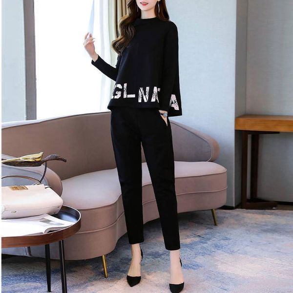 women's tracksuit 2020 spring sportwear fashion women letters printed long sleeve and long pant casual set #g3, White;black
women's tracksuit 2020 spring sportwear fashion women letters printed long sleeve and long pant casual set #g3, White;black
