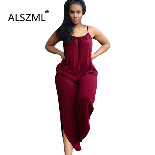 women's jumpsuits & rompers summer wear spaghetti strap lady solid color casual loose split, Black;white
women's jumpsuits & rompers summer wear spaghetti strap lady solid color casual loose split, Black;white