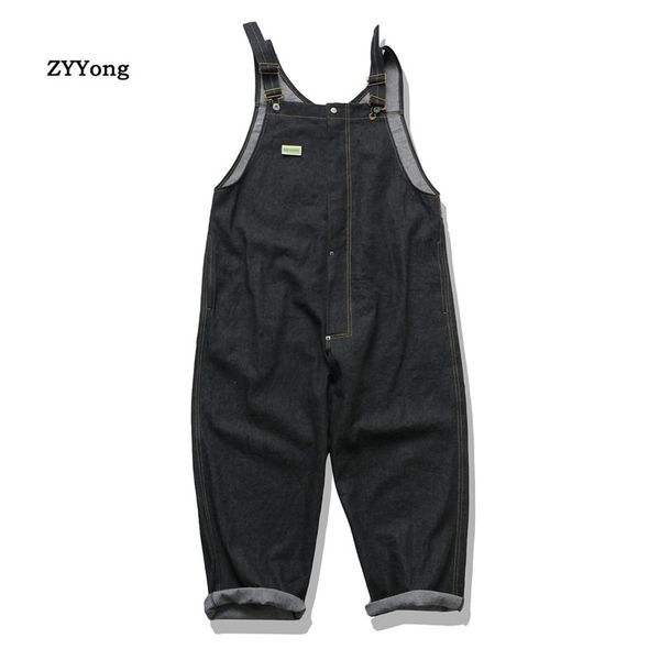 2020 new men denim jumpsuit bib loose jeans vintage freight cargo pants overalls suspender youth leisure black trousers, Blue
2020 new men denim jumpsuit bib loose jeans vintage freight cargo pants overalls suspender youth leisure black trousers, Blue