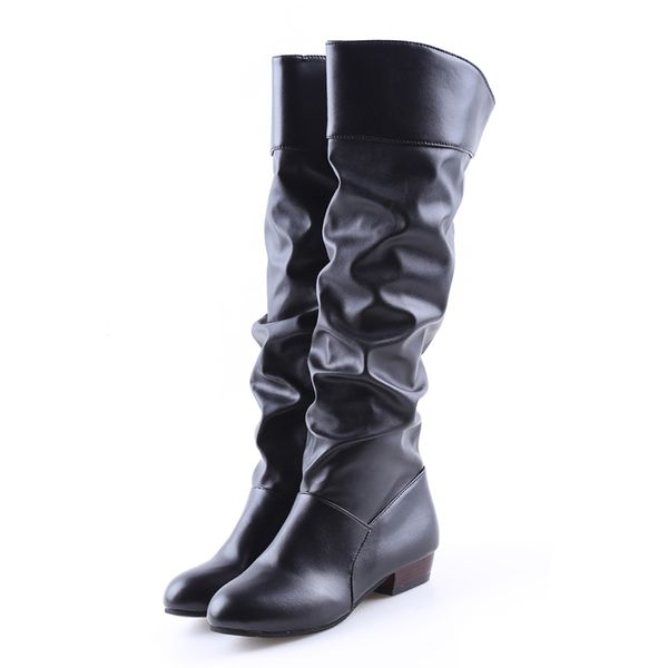 fashion women boots spring boots botas female stretch pu leather shoes woman black white roma knee-length
fashion women boots spring boots botas female stretch pu leather shoes woman black white roma knee-length