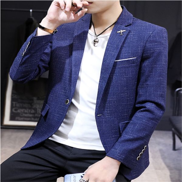 classic plaid stripe suit men jacket slim design business casual men dress jackets asian size 4xl leisure suit, White;black
classic plaid stripe suit men jacket slim design business casual men dress jackets asian size 4xl leisure suit, White;black