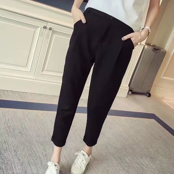 casual women's pants autumn loose-fit wide-leg 2018 new style slimming high-waisted capri korean-style chiffon radish capri hare, White;black
casual women's pants autumn loose-fit wide-leg 2018 new style slimming high-waisted capri korean-style chiffon radish capri hare, White;black