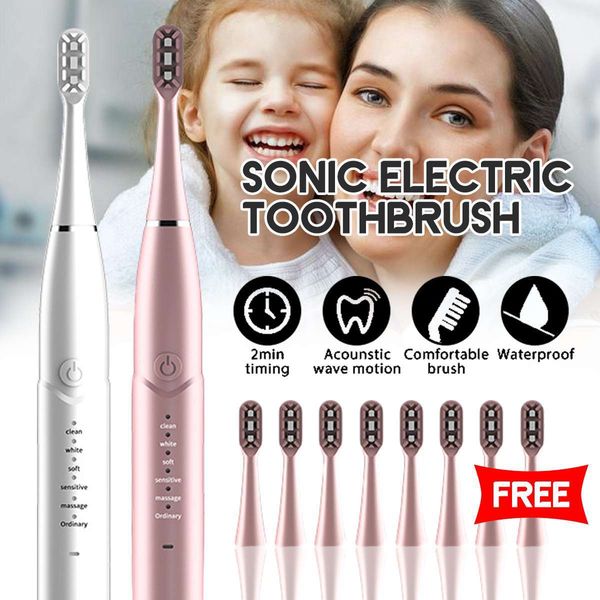 powerful electric toothbrush rechargeable ultrasonic washable electronic whitening waterproof teeth brush with 8 gears 
powerful electric toothbrush rechargeable ultrasonic washable electronic whitening waterproof teeth brush with 8 gears
