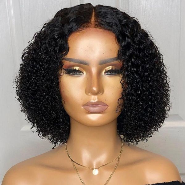curly short bob wig 150% density 13Ã4 lace front human hair wigs brazilian remy hair pre plucked jk, Black;brown
curly short bob wig 150% density 13Ã4 lace front human hair wigs brazilian remy hair pre plucked jk, Black;brown
