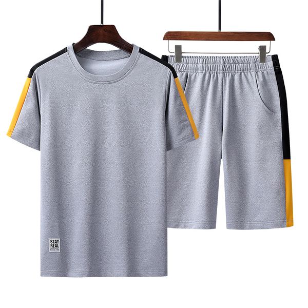 2020 fashion mens tracksuit summer casual harajuku men shorts sets patchwork t shirt sweatpants male track suit streetwear plus size, Gray
2020 fashion mens tracksuit summer casual harajuku men shorts sets patchwork t shirt sweatpants male track suit streetwear plus size, Gray