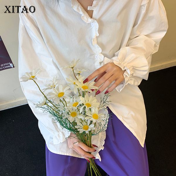 xitao loose women blouse fashion new 2020 spring summer single breast full sleeve elegant goddess fan style shirt dmy4268, White
xitao loose women blouse fashion new 2020 spring summer single breast full sleeve elegant goddess fan style shirt dmy4268, White