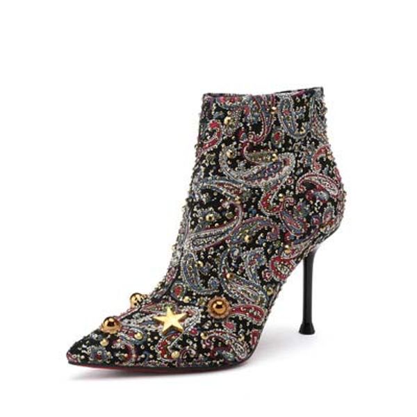 european and american blockbuster european station fall and winter 2019 star women's shoes leopard-print, tip-tipped, high-heeled, medi, Black
european and american blockbuster european station fall and winter 2019 star women's shoes leopard-print, tip-tipped, high-heeled, medi, Black