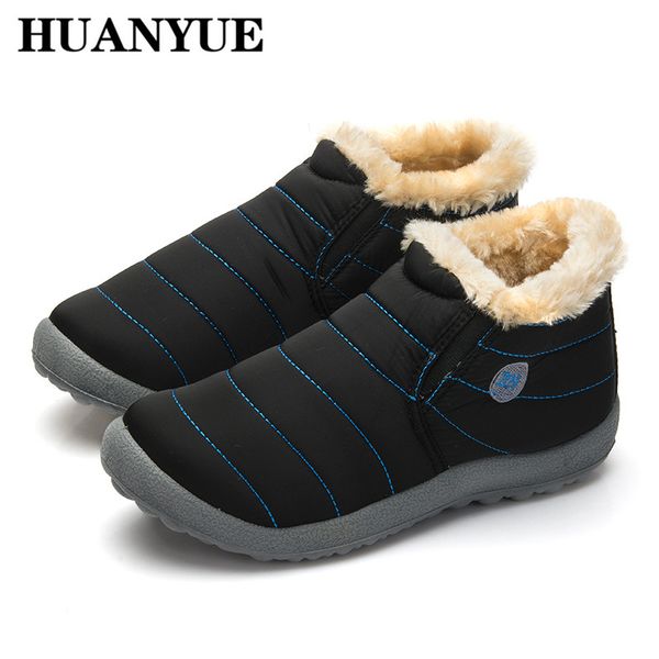 new fashion men winter shoes solid color snow boots plush inside antiskid bottom keep warm waterproof ski fur boots size 35 - 48, Black
new fashion men winter shoes solid color snow boots plush inside antiskid bottom keep warm waterproof ski fur boots size 35 - 48, Black