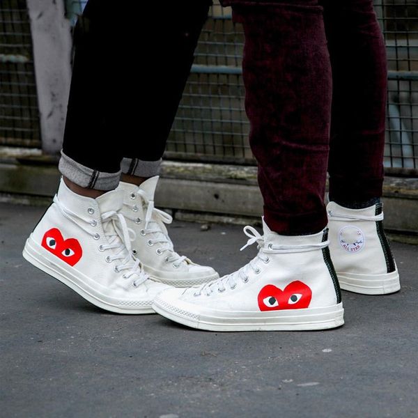 cdg kawakubo rei commes des garcons play x convèrse chuck all-star taylor 1970s big eyes heart shape sneakers canvas shoes 35-44 112131, Black
cdg kawakubo rei commes des garcons play x convèrse chuck all-star taylor 1970s big eyes heart shape sneakers canvas shoes 35-44 112131, Black