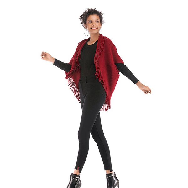 elegant tassel wrap swing cardigan winter spring half sleeve knitted oversized crop sweater coat women scarf cape poncho, White;black
elegant tassel wrap swing cardigan winter spring half sleeve knitted oversized crop sweater coat women scarf cape poncho, White;black