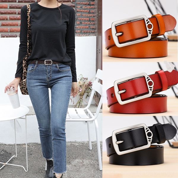 women's casual pants pin pure cowhide leather women's casual pants belt student trend pin buckle belt, Black;brown
women's casual pants pin pure cowhide leather women's casual pants belt student trend pin buckle belt, Black;brown