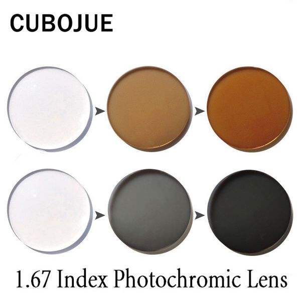 cubojue 1.67 index resin pchromic lens for prescription myopia change grey/brown in sunshine anti glare uv400 anti scratch, Silver
cubojue 1.67 index resin pchromic lens for prescription myopia change grey/brown in sunshine anti glare uv400 anti scratch, Silver