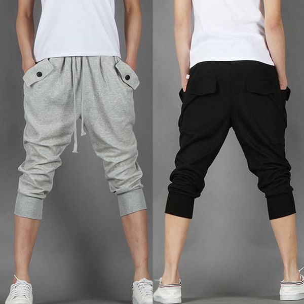 new casual men harem pants autumn spring loose casual pants trousers cotton blend long drawstring sashes male pant, Black
new casual men harem pants autumn spring loose casual pants trousers cotton blend long drawstring sashes male pant, Black