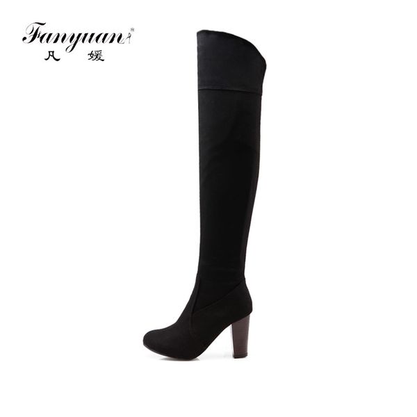 fanyuan 2018 concise women knee high boots for women plain square heels round toe winter leopard flock leather fashion boots, Black
fanyuan 2018 concise women knee high boots for women plain square heels round toe winter leopard flock leather fashion boots, Black