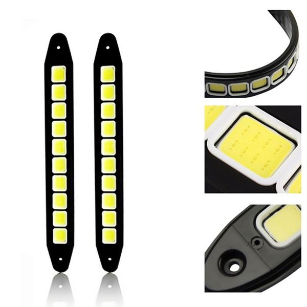1pc cob led drl led 12v 20w 10led waterproof daytime running light drl cob strip lamp fog car 6000k
1pc cob led drl led 12v 20w 10led waterproof daytime running light drl cob strip lamp fog car 6000k