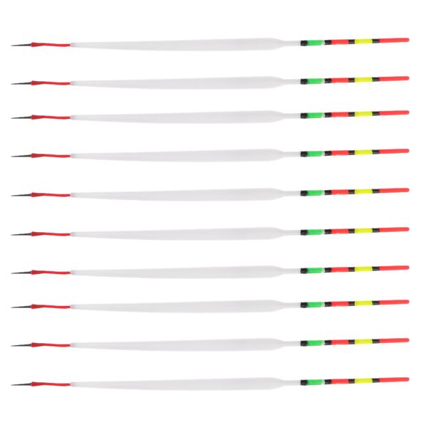 10pcs plastic fishing sliding floats drift tube long float slips fishing indicator with great buoyancy
10pcs plastic fishing sliding floats drift tube long float slips fishing indicator with great buoyancy