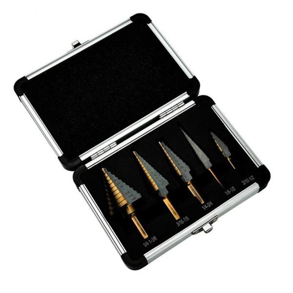 5pcs imperial set hand tools set ladder step high-speed steel plate twist drill bits hole cutter tool kit metalworking
5pcs imperial set hand tools set ladder step high-speed steel plate twist drill bits hole cutter tool kit metalworking
