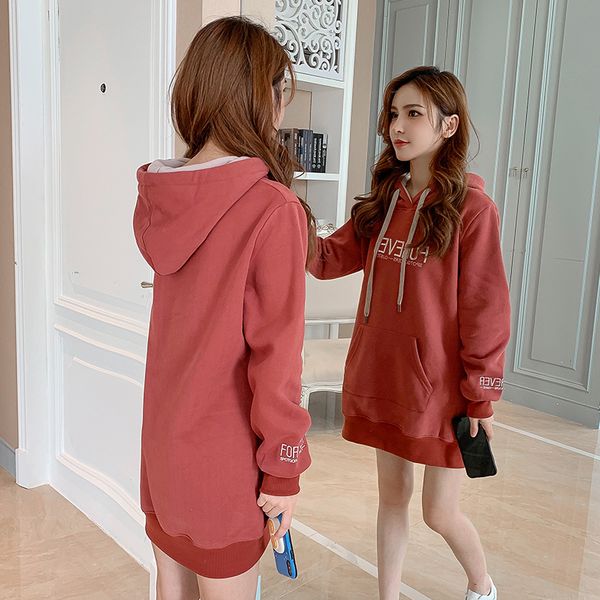 winter 2019 new mid-long sanitary wardrobe woman embroidery plush thickened hoodie korean version loose, Black
winter 2019 new mid-long sanitary wardrobe woman embroidery plush thickened hoodie korean version loose, Black
