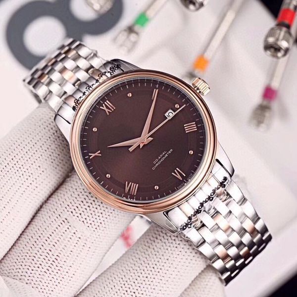 super 93 montre de luxe automatic mechanical movement watches 316 fine steel case watch band sapphire mirror 40mm*12mm, Slivery;brown
super 93 montre de luxe automatic mechanical movement watches 316 fine steel case watch band sapphire mirror 40mm*12mm, Slivery;brown