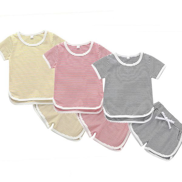 pudcoco 2019 summer toddler baby boy girl short sleeve t-shirt +shorts sunsuit clothes striped casual set, White
pudcoco 2019 summer toddler baby boy girl short sleeve t-shirt +shorts sunsuit clothes striped casual set, White