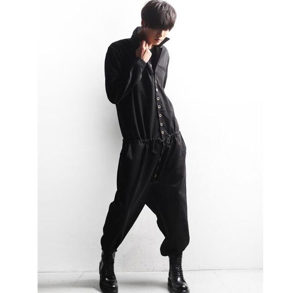 spring and summer new korean version of the tide men's personality boots pants jumpsuits tide brand casual jumpsuits plus size f, Black
spring and summer new korean version of the tide men's personality boots pants jumpsuits tide brand casual jumpsuits plus size f, Black