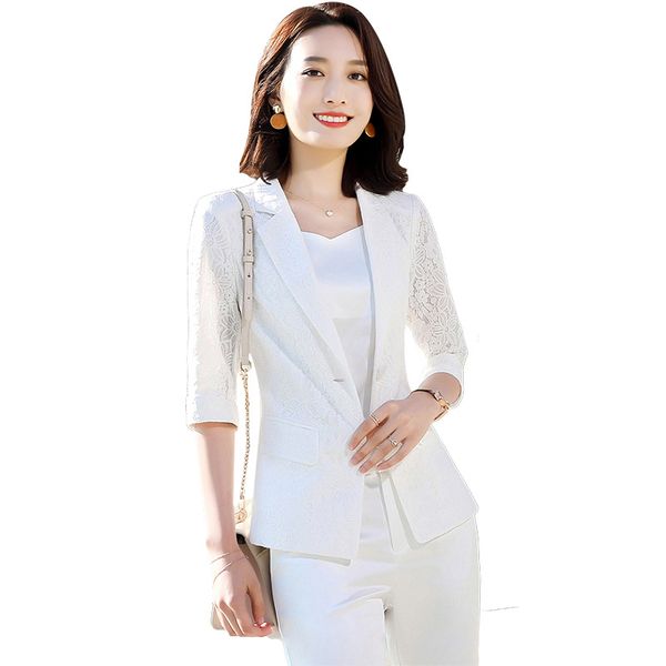 blazer women's three quarter sleeve new slim two piece summer 2020 thin fashion jacquard casual office suit set womens jackets, White;black
blazer women's three quarter sleeve new slim two piece summer 2020 thin fashion jacquard casual office suit set womens jackets, White;black