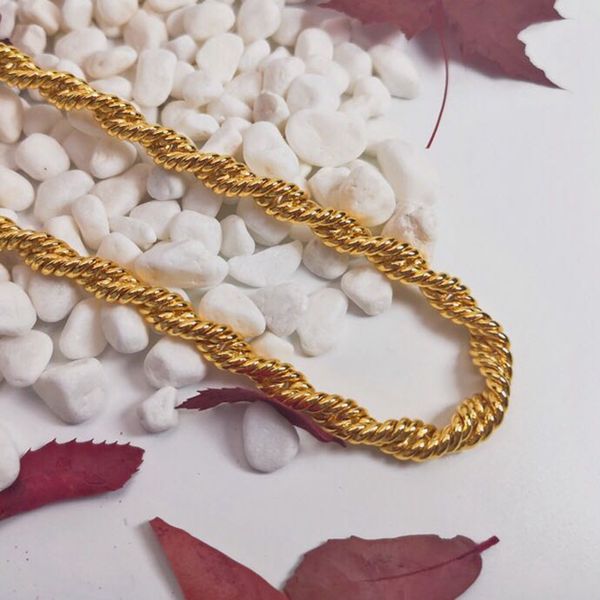 yellow gold rope chain necklace ball geometri sprial knot chain no zircon stone punk cool men women wedding party gift jewelry, Silver
yellow gold rope chain necklace ball geometri sprial knot chain no zircon stone punk cool men women wedding party gift jewelry, Silver