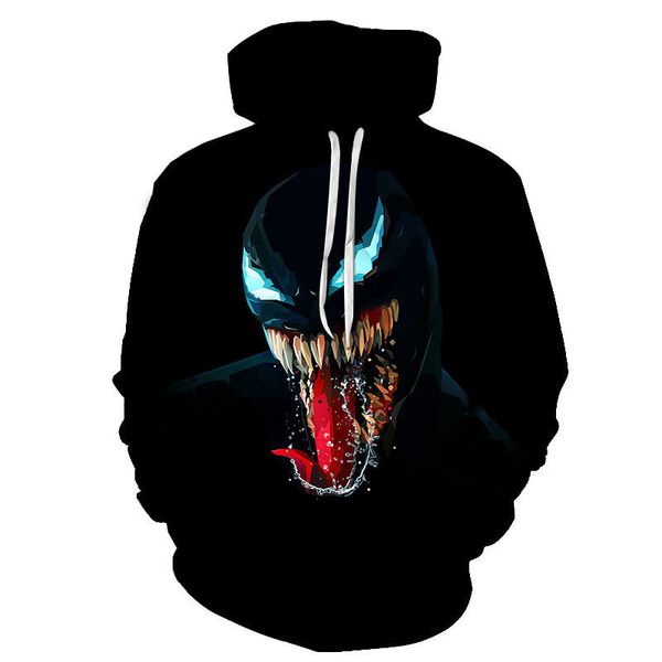 selling new popular movie venom 3d printing hoodie men's and women's hooded sweatshirt hip hop pullover pocket s-6xl, Black
selling new popular movie venom 3d printing hoodie men's and women's hooded sweatshirt hip hop pullover pocket s-6xl, Black
