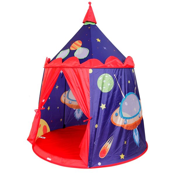 portable toy tent outer space castle playtent child indoor outdoor playhouse