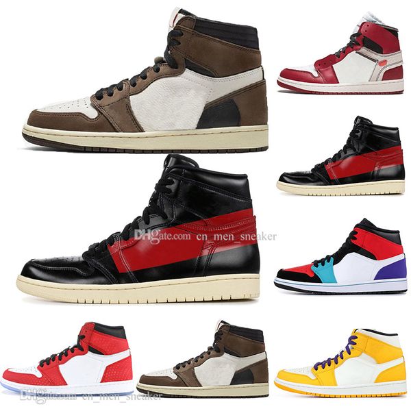 1 high og travis scotts spiderman bred banned 3 men women basketball shoes blue boys men sports designer sneakers, White;red
1 high og travis scotts spiderman bred banned 3 men women basketball shoes blue boys men sports designer sneakers, White;red