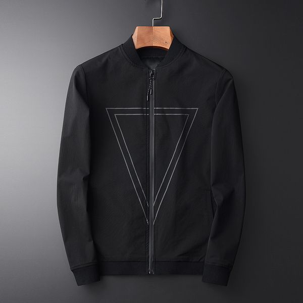 spring new thin hight quality triangle printed slim fit men's casual jackets men coat plus size m - 3xl, Black;brown
spring new thin hight quality triangle printed slim fit men's casual jackets men coat plus size m - 3xl, Black;brown