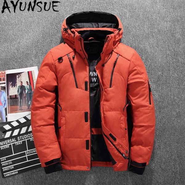 ayunsue мужской пуховик пальто зимы короткая утка вниз puffer jacket мужчины с капюшоном открытого parka большого размером doudoune homme 19, Black
ayunsue мужской пуховик пальто зимы короткая утка вниз puffer jacket мужчины с капюшоном открытого parka большого размером doudoune homme 19, Black