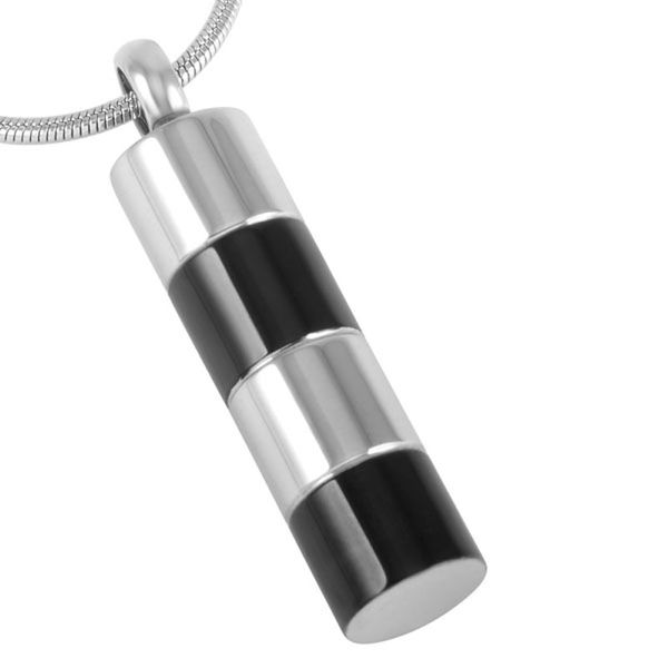 kasdf8080 silver and black tube cremation pendant ashes holder keepsake jewelry for human, loss of love cremation urns casket
kasdf8080 silver and black tube cremation pendant ashes holder keepsake jewelry for human, loss of love cremation urns casket