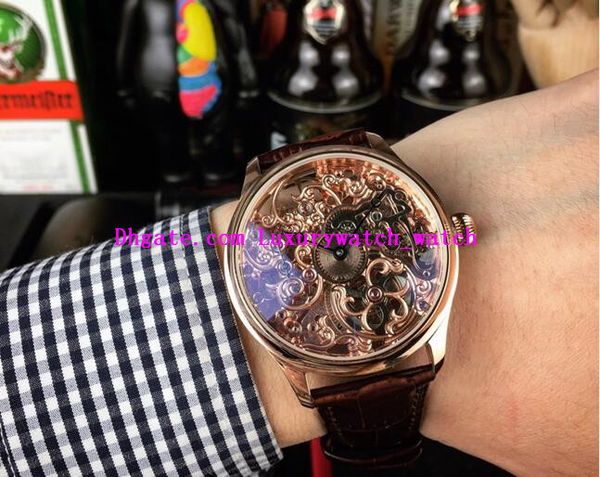 new version 2 style luxury watch 18k rose gold portugese flywheel black dial 42mm leather strap automatic mens fashion men watches, Slivery;brown
new version 2 style luxury watch 18k rose gold portugese flywheel black dial 42mm leather strap automatic mens fashion men watches, Slivery;brown